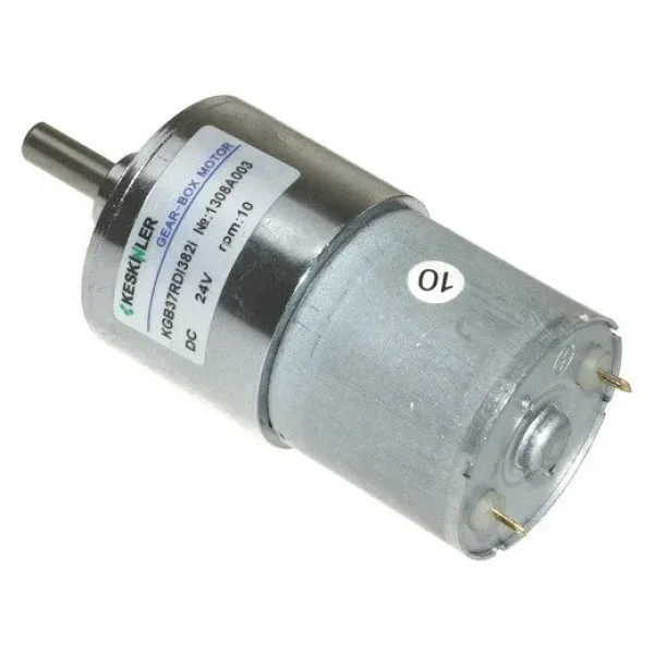 KGB-37 24V 10Rpm Redüktörlü Dc Motor