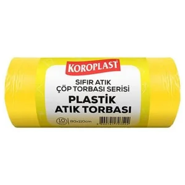 Koroplast Profesyonel Jumbo Boy Çöp Poşeti 10'lu 10 Adet