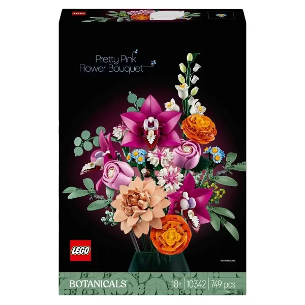 Lego 10342 Botanicals Pembe Çiçek Buketi