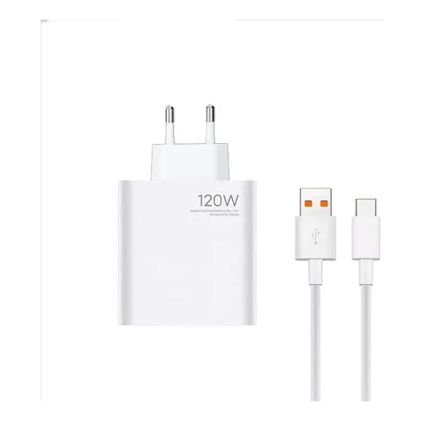 Linkage 12WL 120W Turbo Hızlı Şarj Adaptörü + 1m USB-A to Type-C Kablo Tek Port Ev & Seyahat Tipi