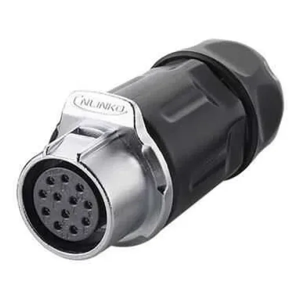 LP-20-J12PP-01-001 12-Pin Su Geçirmez Konnektör - Dişi