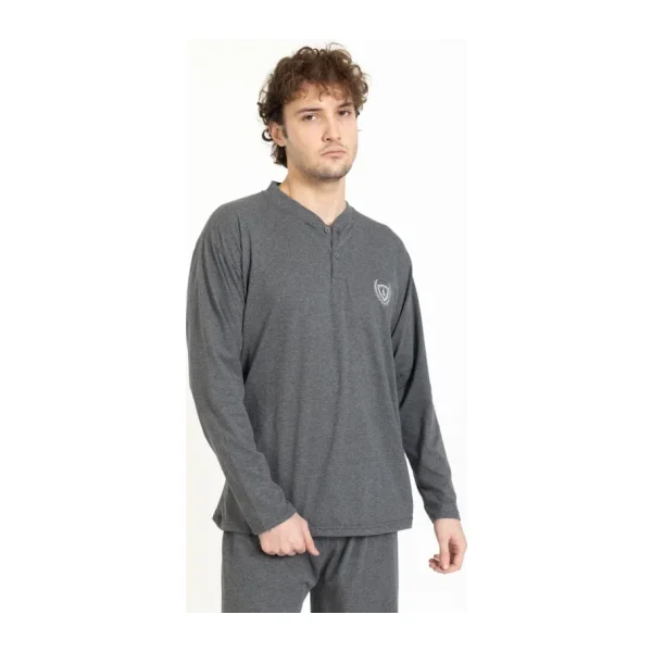 Lukitus Erkek Battal Büyük Beden Pamuklu Pijama Takımı