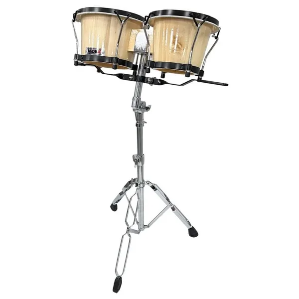 Midex Bg-210st Standlı Naturel Bongo Siam Meşesi Doğal Deri