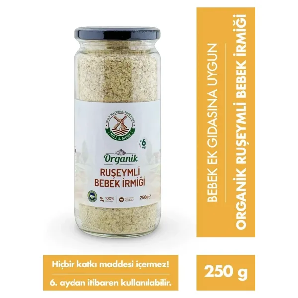 Mill More Organik Ruşeymli Bebek İrmiği 250 gr
