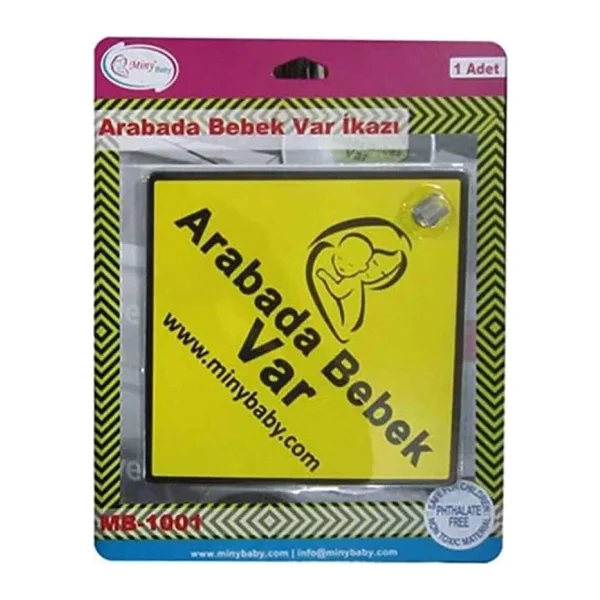 Miny Baby Arabada Bebek Var İkazı