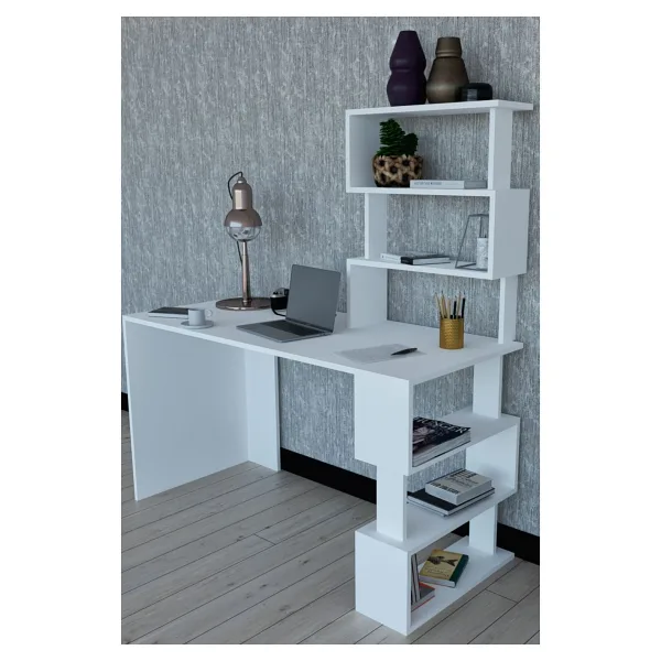 Moonlife Okyanus Beyaz Çalışma Masası
