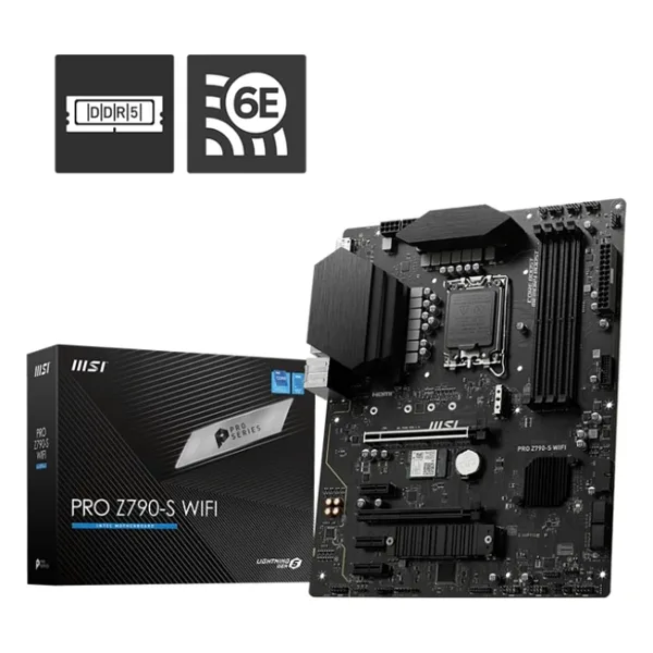 MSI Pro Z790-S Wi-Fi Intel LGA1700 DDR5 ATX Anakart