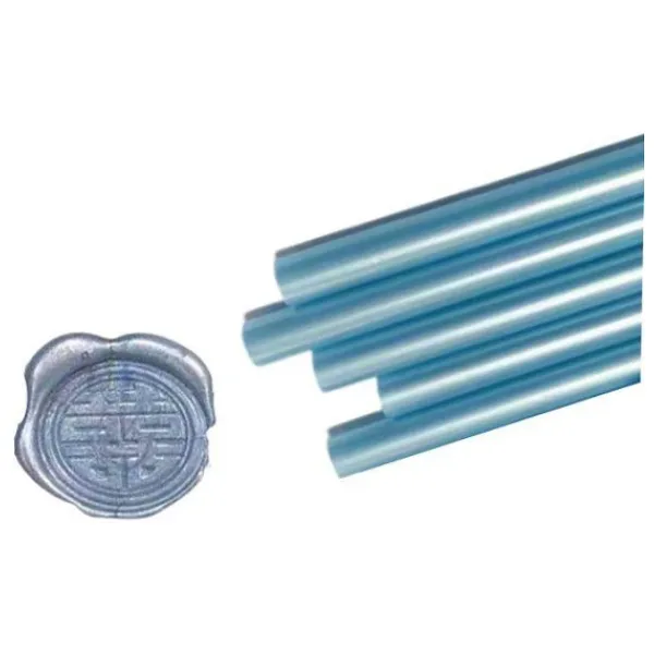Muhur Mumu Cubuk Sicak Tutkal 7Mm X 20Cm 6 Li Metalik Pastel Mavi