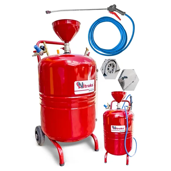 Nitroks Profesyonel Oto Yıkamacılara Özel 100 Lt Köpük Püskürtme Tankı Kırmızı