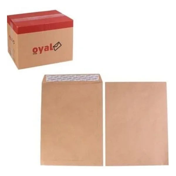 Oyal Torba Zarf (17X25)Çaycuma 125Gr-Silikon 50 Li
