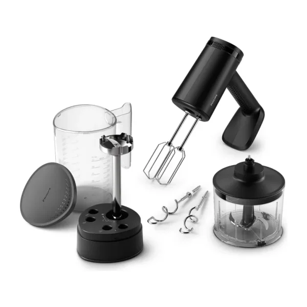 Philips 5000 Serisi Güçlü El Mikser Seti 500W, El Blender Aparatı, Doğrayıcı Aparatı, Ölçekli Akıllı