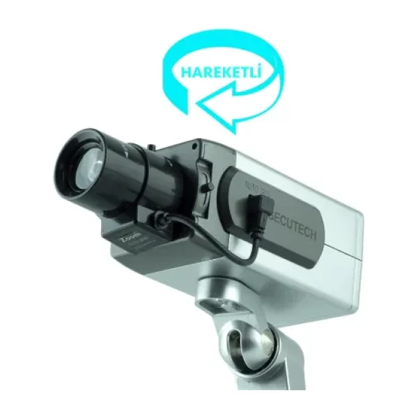 Powermaster PM-1400A Sensörlü Hareketli Maket Kamera Sah Te Caydırıcı Kamera Pilli Güvenlik Kamerası