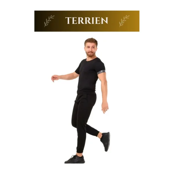 Premium Seri Terleme Hızlandırıcı Rahat Şık Destekleyici Kısa Kol Termal Sauna Eşofman Takım