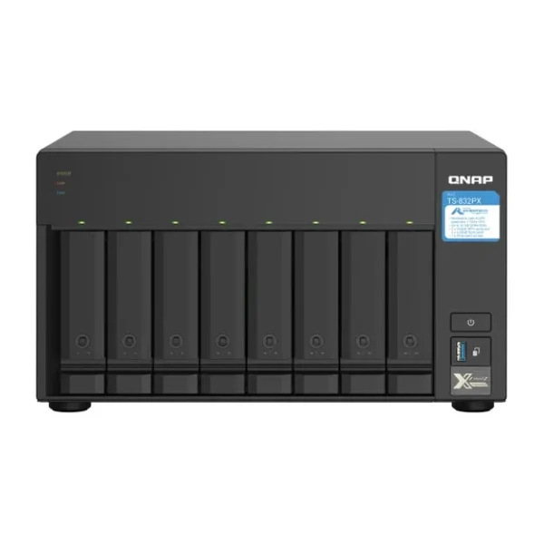 Qnap TS-832PX 4 GB 8 Yuvalı 250 TB Destekli NAS Depolama Ünitesi
