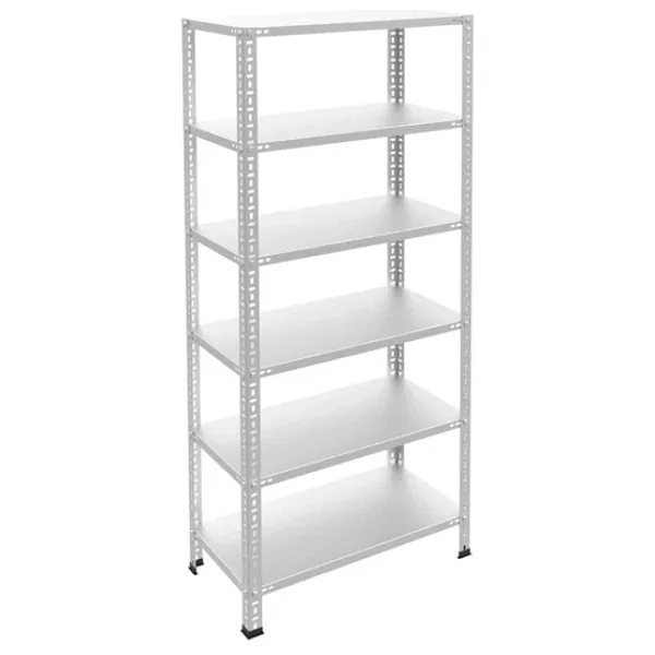 Rafburada 6 Katlı Galvaniz Çelik Raf - Depo, Arşiv, Kiler, Dosya, Market Rafı