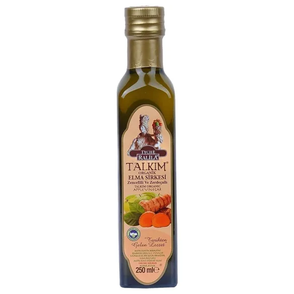 Ralila Talkım Zencefilli Zerdeçallı Elma Sirkesi 250 ml
