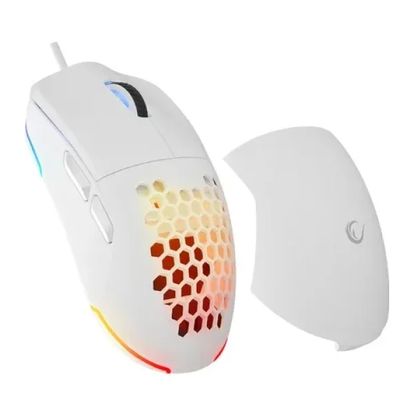 Rampage BLINK Beyaz 7 Makro Tuşlu RGB 12800 DPI Gaming Oyuncu Mouse
