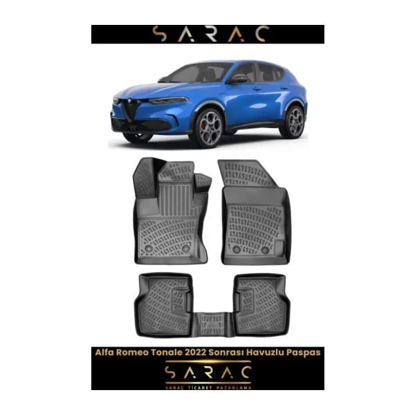 Rizline Alfa Romeo Tonale 2023 Model 3D Havuzlu Paspas