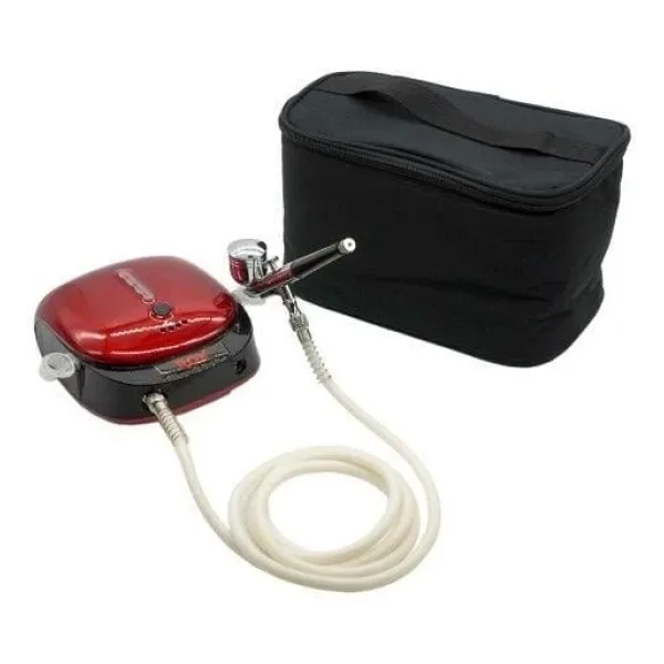 Rox 0066 Akülü Airbrush Kompresör Mini Boya Tabancası