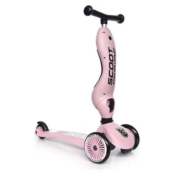 Scoot And Ride Highwaykick 1 Pembe 3 Tekerlekli Oturaklı Çocuk Scooter