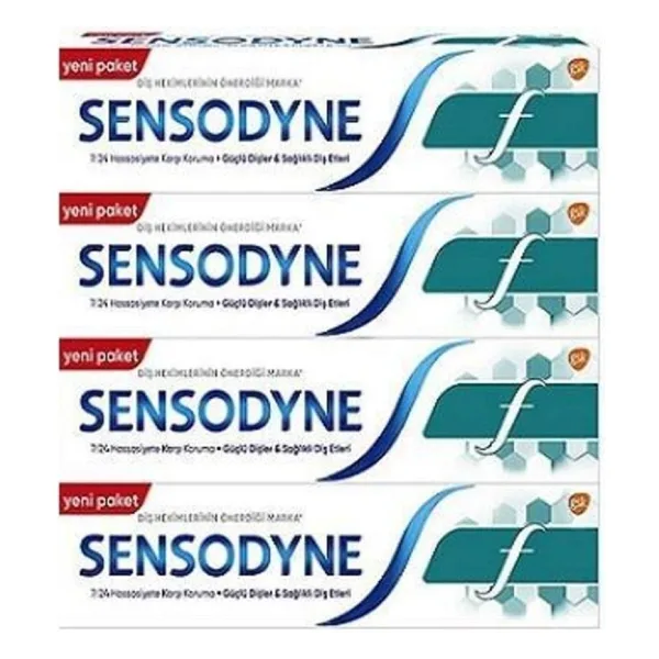 Sensodyne F 100 ml 4 Adet Florürlü Diş Macunu
