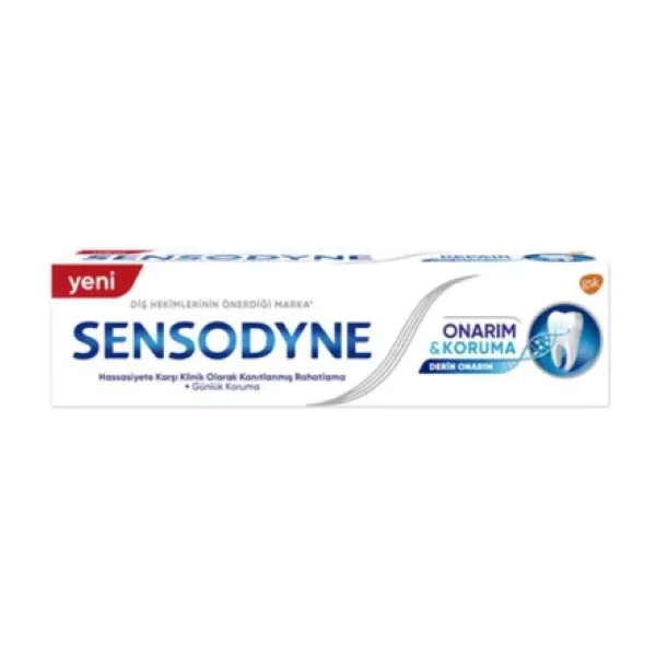 Sensodyne Onarım ve Koruma 75 ml Florürlü Diş Macunu