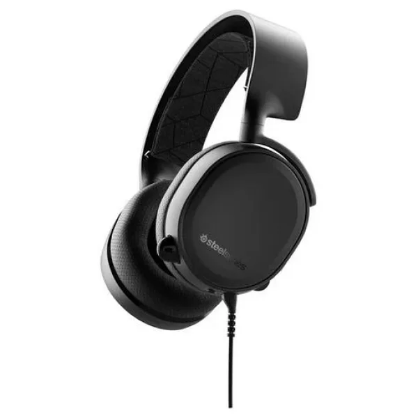 Steelseries Arctis 3 2019 Edition 7.1 Kablolu Mikrofonlu Kulak Üstü Oyuncu Kulaklığı Siyah