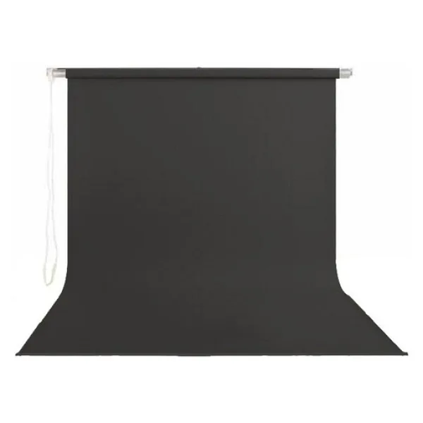 Stil Fon 195cm x 400cm Sonsuz Siyah Fon Perdesi Seti