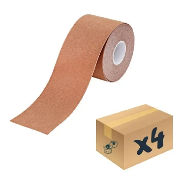 VZN Tape Kinesiology Vzn Kinesio Sport Tape - Sporcu Ağrı Bandı 5m X 5cm Ten Rengi 4 Adet