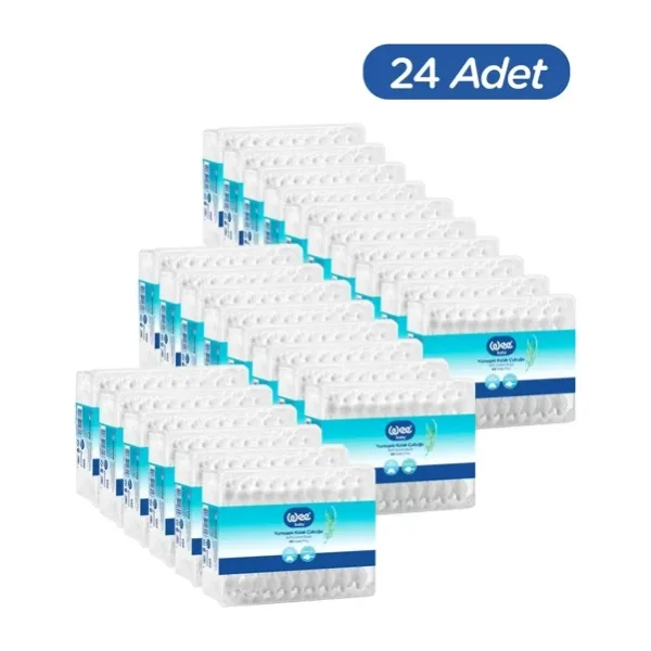 Wee Baby 60'lı Emniyetli Kulak Çubuğu (60x24 1440 Adet)