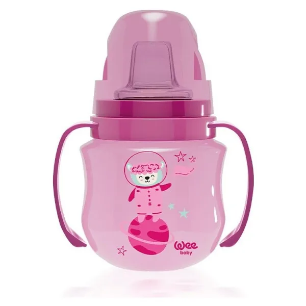 Wee Baby 753 Galaxy Pembe Akıtmaz Alıştırma Bardağı 125 ml
