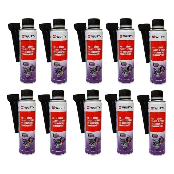 Würth 300 ml 10'lu Dizel Enjektör Temizleyici