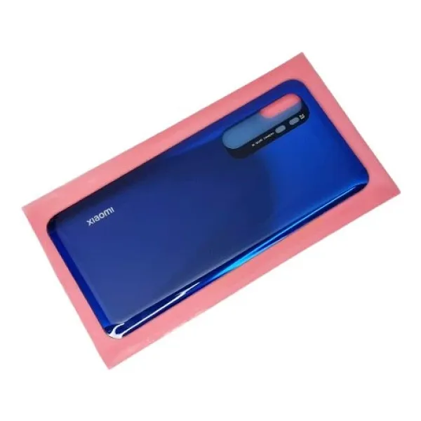 Xiaomi Mi Note 10 Lite Arka Kapak Batarya Pil Kapağı (CAM) Mavi