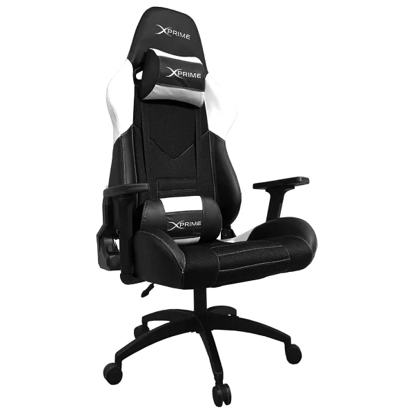 XPrime King Fabric Beyaz Oyuncu Koltuğu