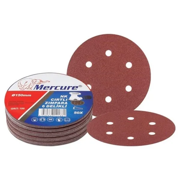 150mm 60 KUM DELİKLİ CIRT ZIMPARA