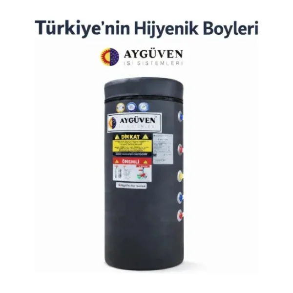 160 LT Çift Serpantinli Boyler (TERMOMETRELİ ANOT ÇUBUKLU REZİSTANS GİRİŞLİ)
