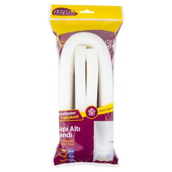 3 Adet SÜNGERLİ KAPI ALTI BANDI 90 CM