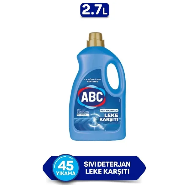 ABC Leke Karşıtı Sıvı Deterjan 2.7 lt