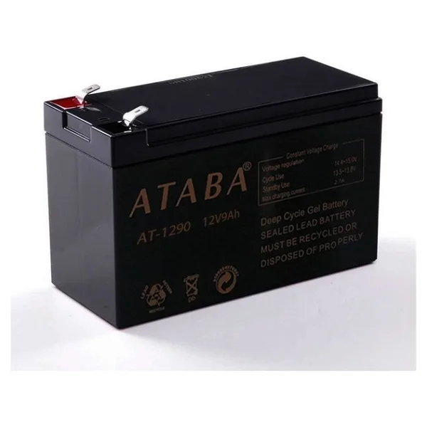Ataba 12V 9A (15X9X6 Cm) Akü AT-1290