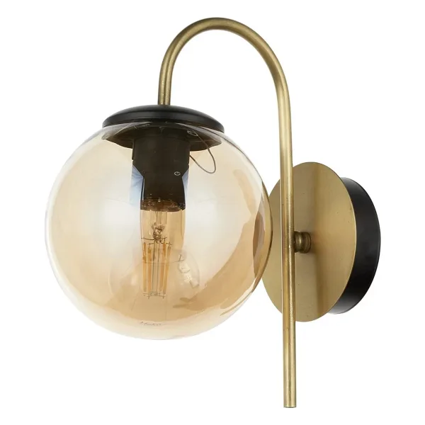 Avonni Ap-4331-1bsy Siyah Boya Aplik E27 Metal Cam 20 Cm