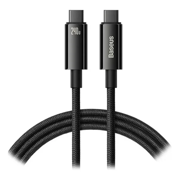 Baseus Tungsten Gold 240 W 3 M Type-C To Type-C Hızlı Şarj Kablosu