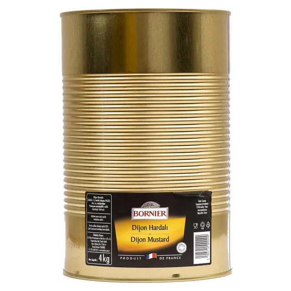 Bornier 4 kg Teneke Dijon Hardalı