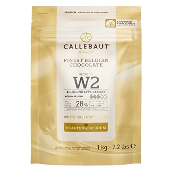 Callebaut Beyaz Çikolata Callets 1kg