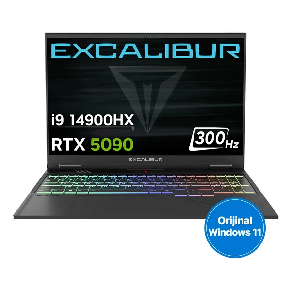 Casper Excalibur G920.1490-DX90A-E i9-14900HX 32 GB 2 TB SSD RTX5090 16" WQXGA Gaming Laptop