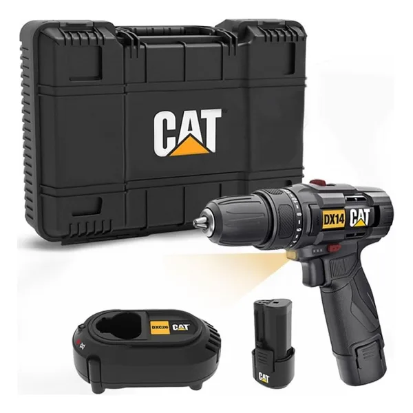 Cat DX14.2 12 V Çift Akülü 2 Ah Li-Ion Profesyonel Vidalama Makinesi
