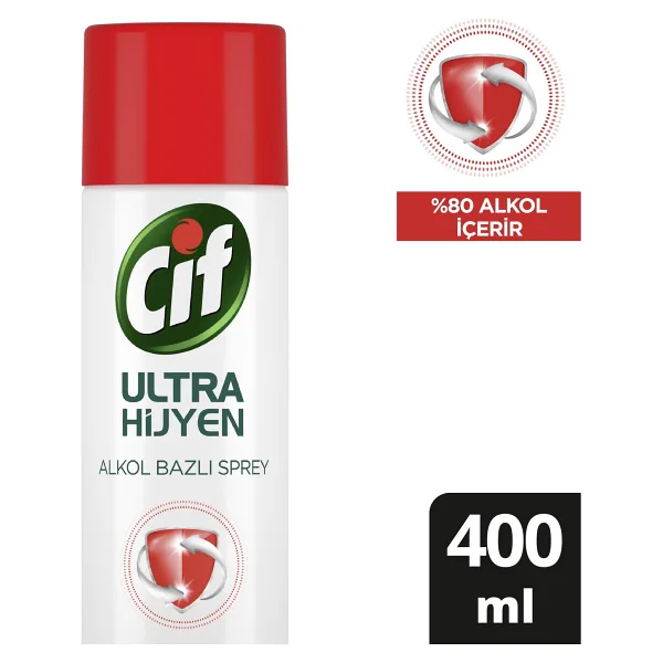 Cif Ultra Hijyen 400 ml Alkol Bazlı Sprey