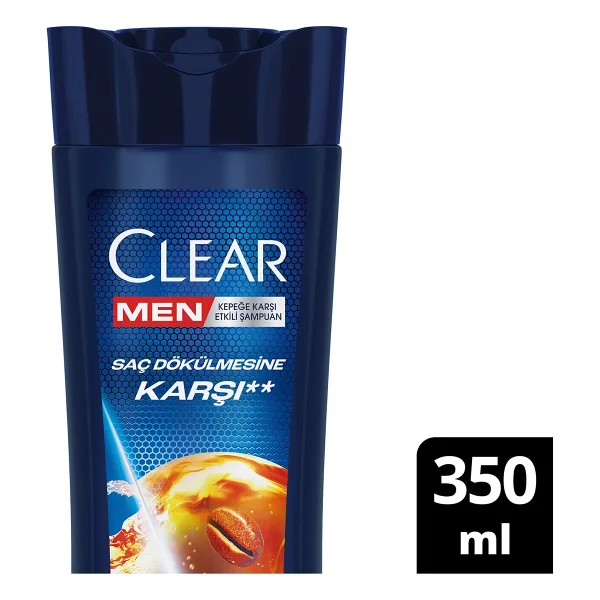 Clear Men Kahve Çekirdeği Özü 350 ml Saç Dökülmesine Karşı Kepek Şampuanı