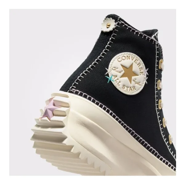 Converse Run Star Hike Unisex Siyah Platform Sneaker A08733C