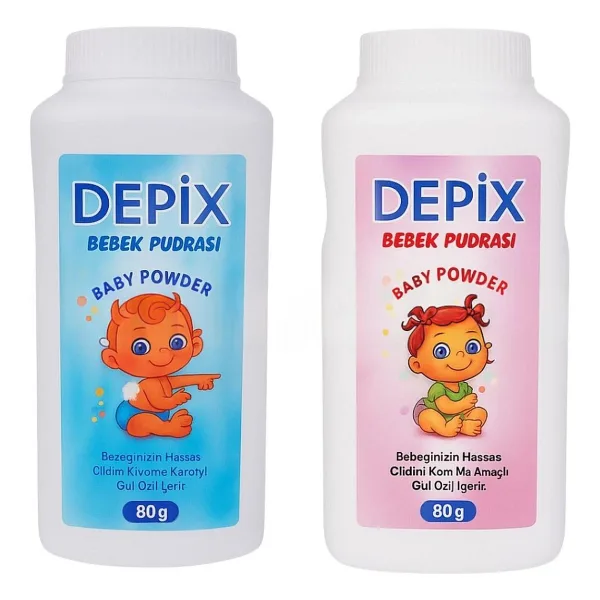 Depix Bebek Pudrası Gül Özlü 80 gr