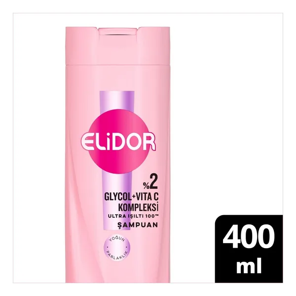 Elidor Glycol + Vita C Ultra Işıltı 100 400 ml Şampuan